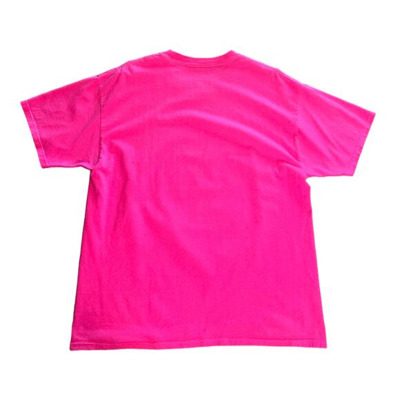 2016 Disney Parks TEE SHIRT Womens LG Pink Hanes 100% Cotton TShirt Short Sleeve - Picture 3 of 6